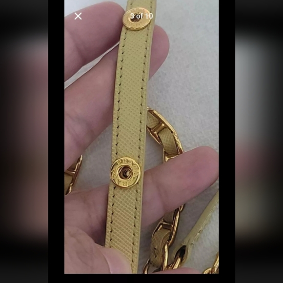 AUTHENTIC PRADA Chain Strap "ONLY" for saffiano wallets - Picture 2 of 16